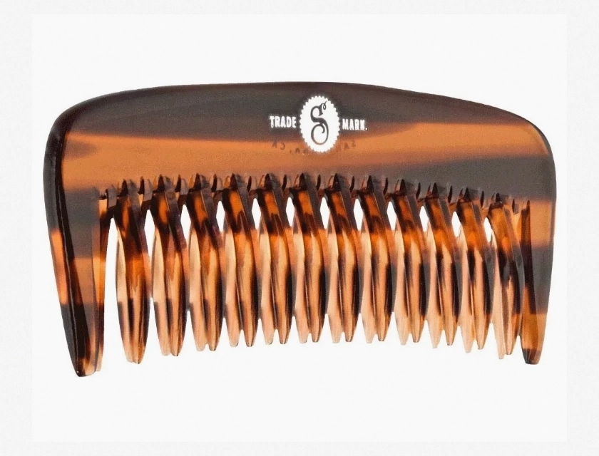 Suavecito Volumizing Beard Comb for Men – Durable Pocket-Sized Grooming Tool for Thick Beards