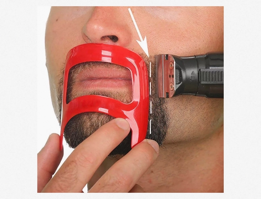 Goatee Beard Shaper Styling Tool for Men, 2-Piece