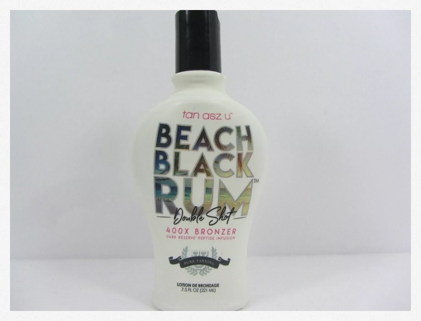 Beach Black Rum Double Shot 400X Black Bronzer Tanning Lotion, 70.5 oz