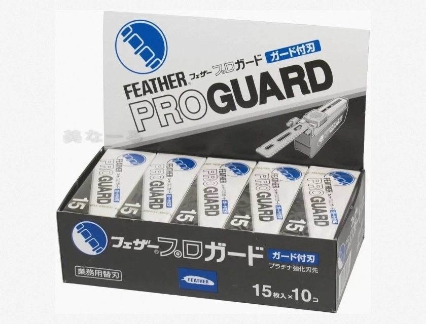 Feather ProGuard Razor Blades 150 Count 10 Packs of 15