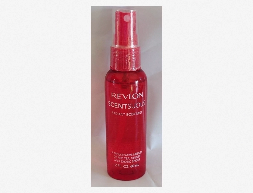 Revlon Scentuous Radiant Body Mist Red Tea Ginger Spices 2 Fl Oz