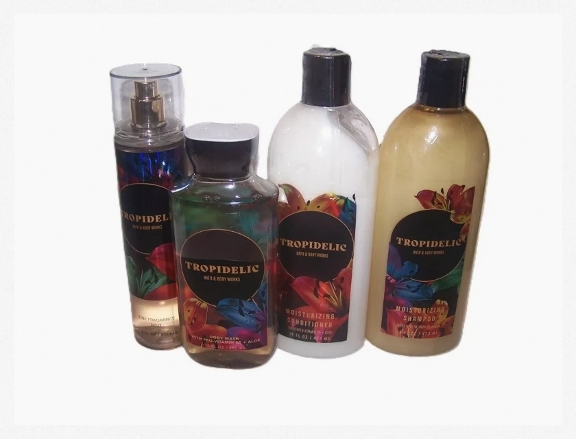 Tropidelic Moisturizing Mist Body Wash Shampoo and Conditioner Set by Bath and Body Works