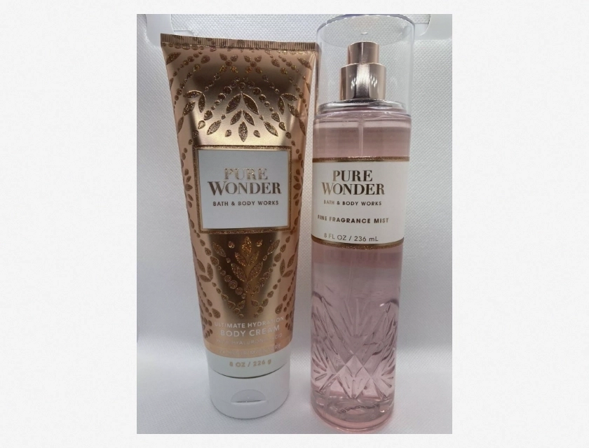 Bath & Body Works Pure Wonder Body Mist and Body Cream Set
