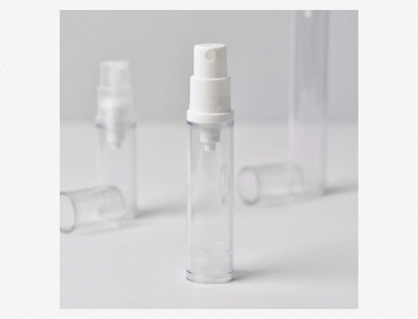 Airless Vacuum Pump Bottle for Lotion, 5ml 10ml 15ml Refillable Empty Travel Size