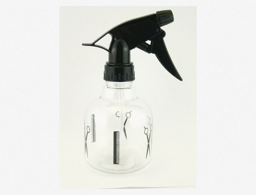 8 oz Clear Spray Bottle with Design 19108