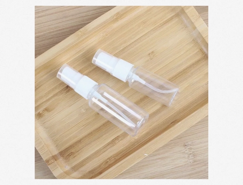 Portable Empty Transparent Plastic Spray Bottle for Perfume and Liquids