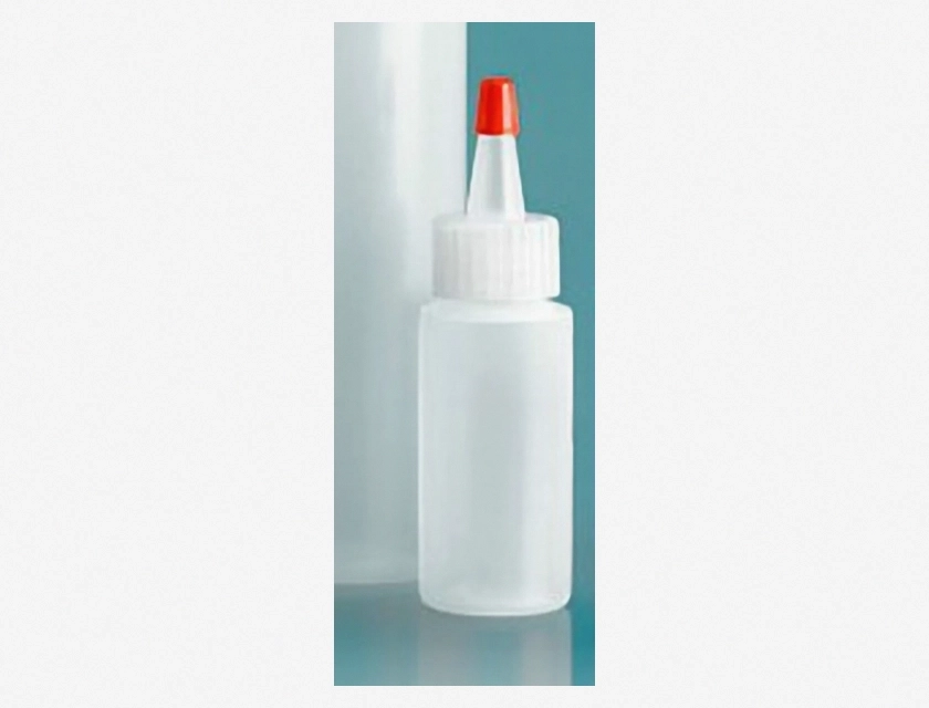 HDPE Plastic Bottles with Yorker Dispensing Caps – 1 Oz (30 Ml) – 12, 25, 50, or 100 Count
