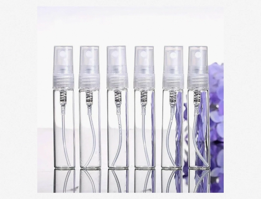 2 3 5ml Plastic Spray Bottles Empty Perfume Refill Sample Containers Clear