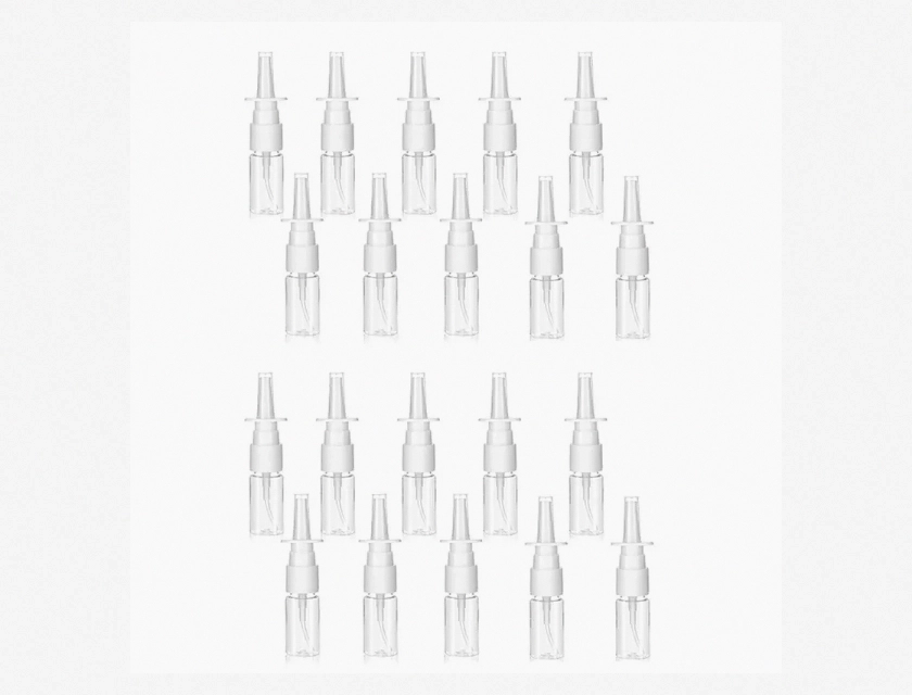 20 Pieces 10ml Nasal Spray Bottles, Reusable Fine Mist Sprayers for Travel