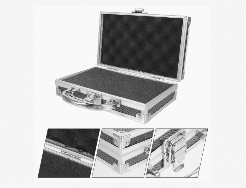 Portable Travel Medicine and Tool Storage Box, Compact Organizer for Pills, First Aid, and Small Tools