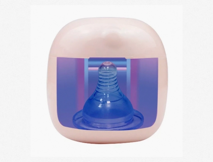 UV Cleaning Box Pacifier Sterilizer for Earphones Nail Clippers and More Portable Sanitizer