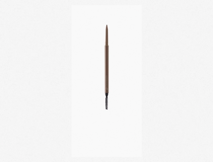 Glo Precise Micro Brow Liner, Light Brown – Ultra Fine Tip Eyebrow Pencil for Natural Look