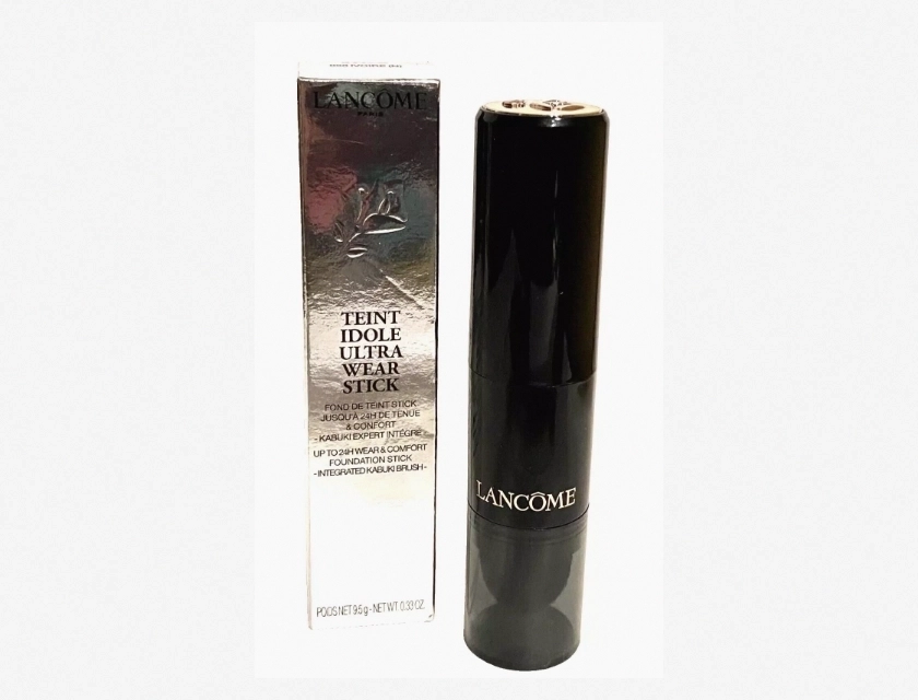 Lancome Teint Idole Ultra Wear Stick Foundation 24H with Kabuki Brush, 090 Ivoire N