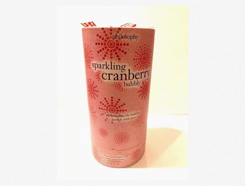 Philosophy Sparkling Cranberry Bubbly Shampoo, Shower Gel & Bubble Bath, 24 oz
