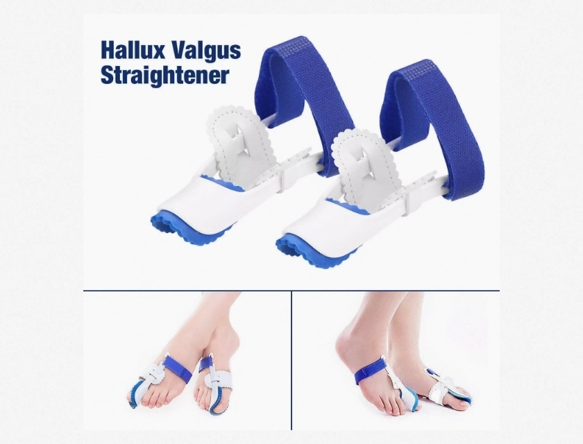 Big Toe Bunion Corrector and Straightener for Pain Relief, Adjustable Splint for Hallux Valgus, Day and Night Use