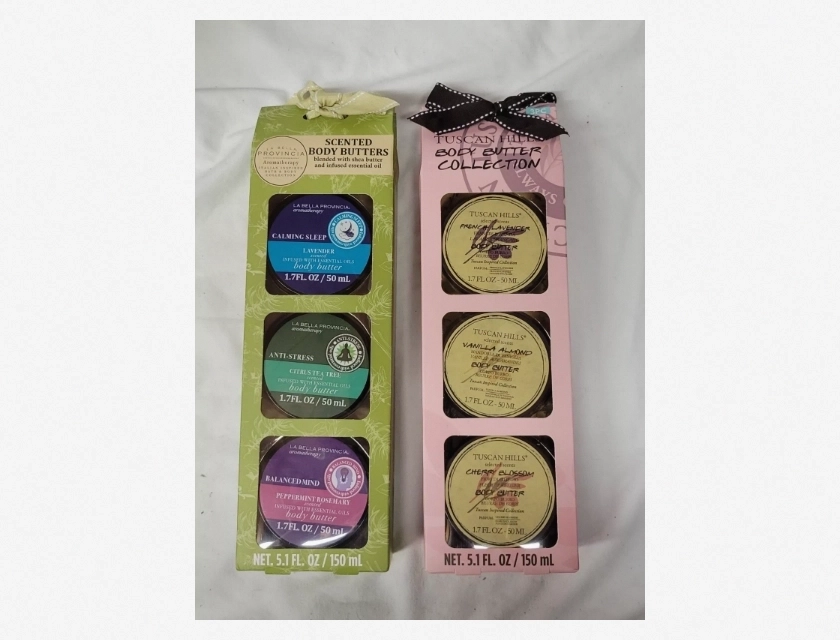 Tuscan Hills Body Butter Collection, Lavender Vanilla Cherry, Set of 6, 2 Sets