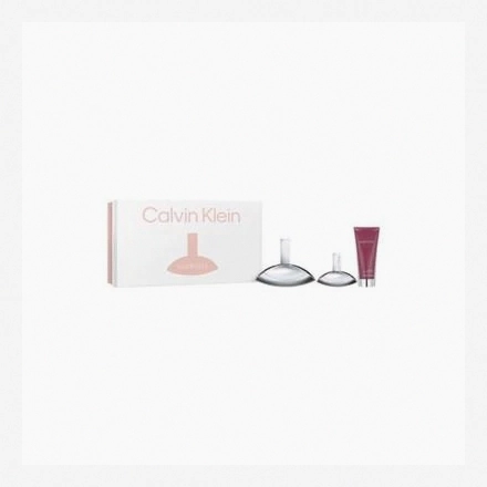 Calvin Klein Euphoria Eau de Parfum for Women, 3.4 fl oz, Long-Lasting Fragrance Set