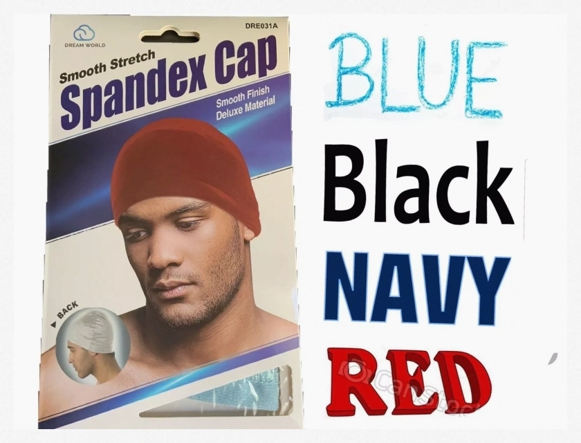 Jumbo Spandex Dome Cap for Men and Women, Stretchy Dome Cap for Braids Waves Helmets