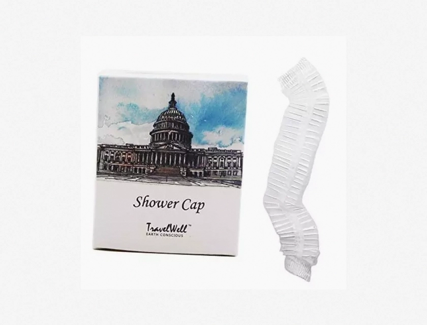 Individually Wrapped Hotel Toiletries Amenities – Disposable Clear Shower Caps – Bulk Pack for Travel, Guest Use, and Hospitality