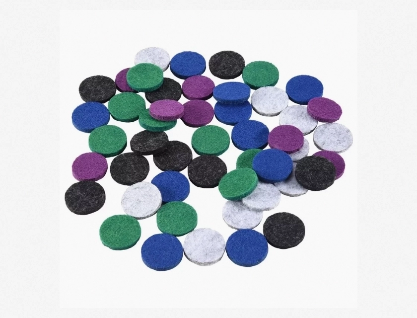 Washable Refill Felt Pads for Car Essential Oil Diffuser, 22mm Diameter, Pack of 2