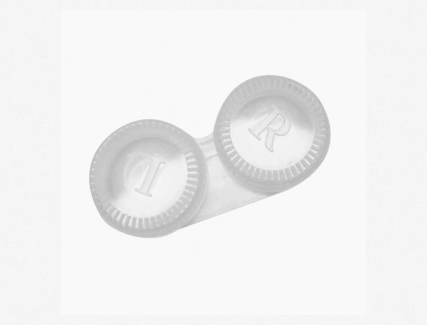 Contact Lens Case Simple Travel Case for Men and Women
