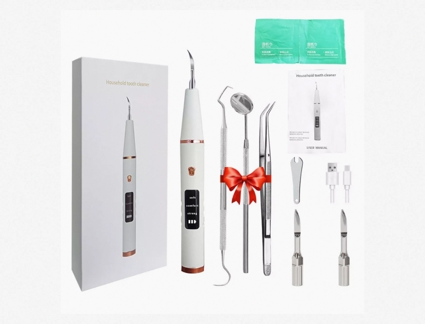 Electric Tooth Cleaner Dental Tool for Plaque and Calculus Removal