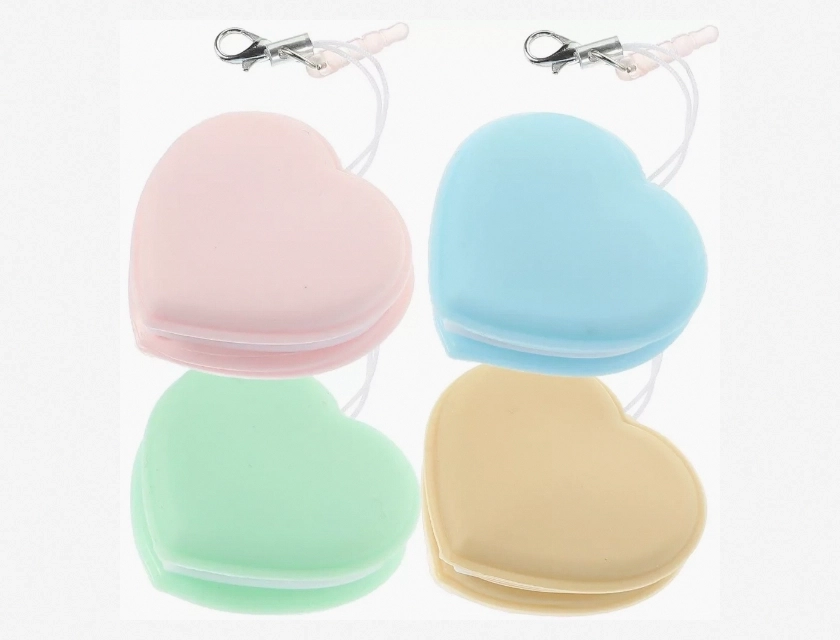 Heart Shaped Screen Cleaner for Eyeglasses, Phone, and Tablet, 4-Pack