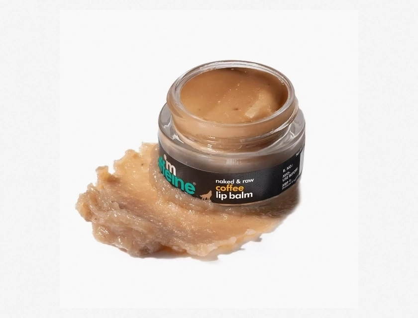 Mcaffeine Naked & Raw Coffee Lip Balm – 12 ml, 24 Hour Moisturization, Natural Lip Care