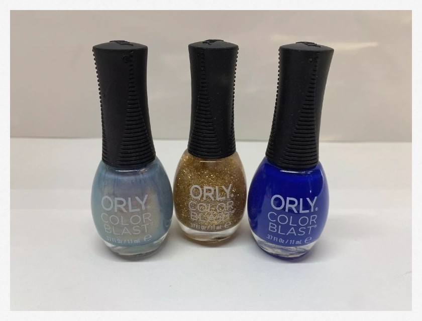 ORLY Color Blast Nail Polish Bundle Set of 3 Long-Lasting Vibrant Shades
