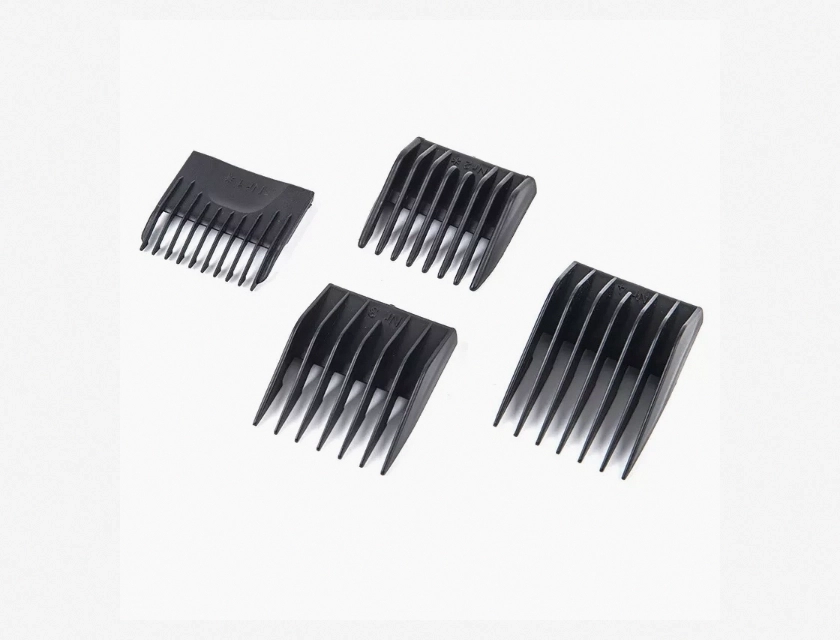 Barber Hair Clipper Limit Comb Replacement Guide Comb 4-Piece Set for Moser 1400 Series