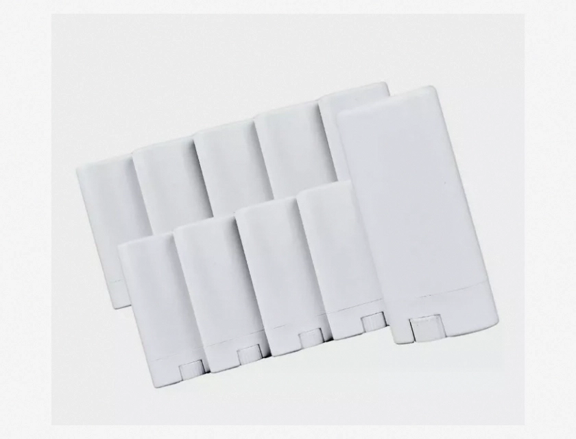 Deodorant Lip Balm Containers 10 Pack White 0.5 oz 15ml with 20 Writable Stickers