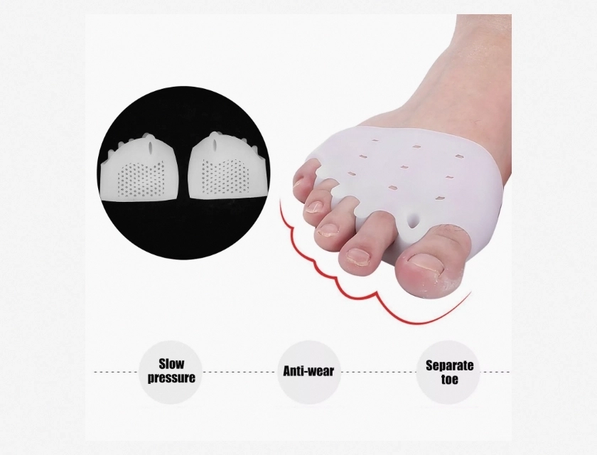 Bunion Corrector 5-Hole Hallux Valgus Corrector High Elasticity