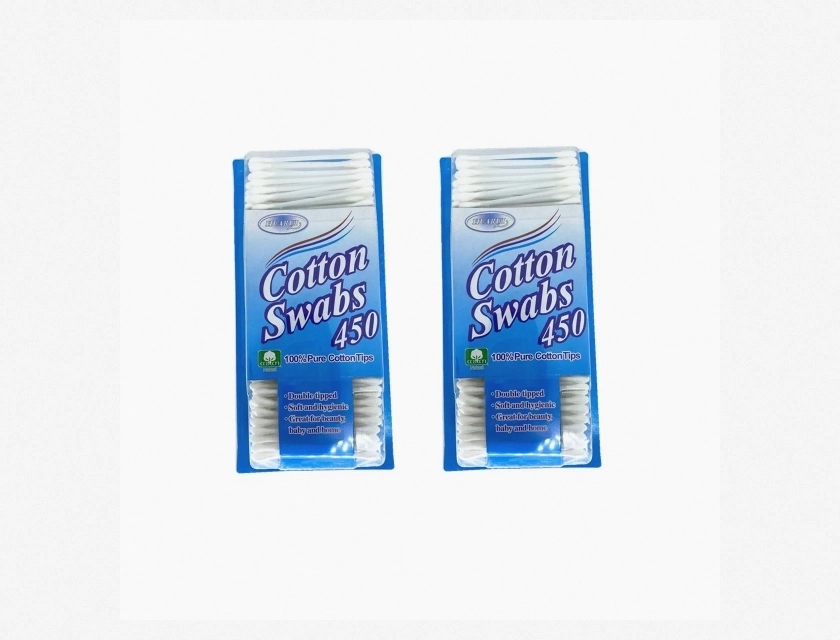 900 Pieces Disposable Double-Tip Cotton Swabs Applicator Q-Tips for Makeup