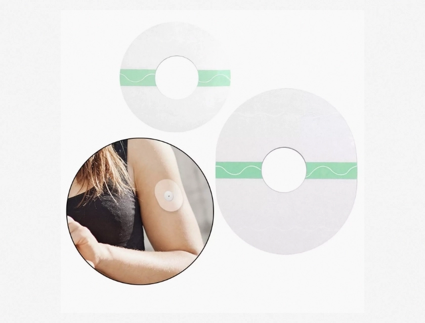 Sensor Covers Adhesive Transparent for Swimming and Cycling 25 Count