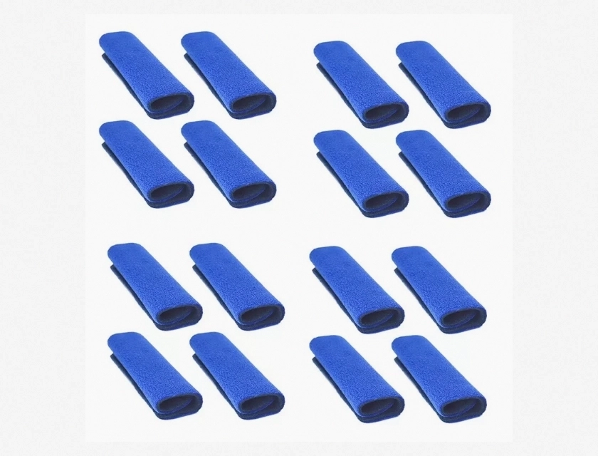 CPAP Strap Covers Comfort Cushions 16-Pack for CPAP Machine Headgear Liners, Soft Washable Padding for Side Sleepers, Reduces Red Marks and Irritation