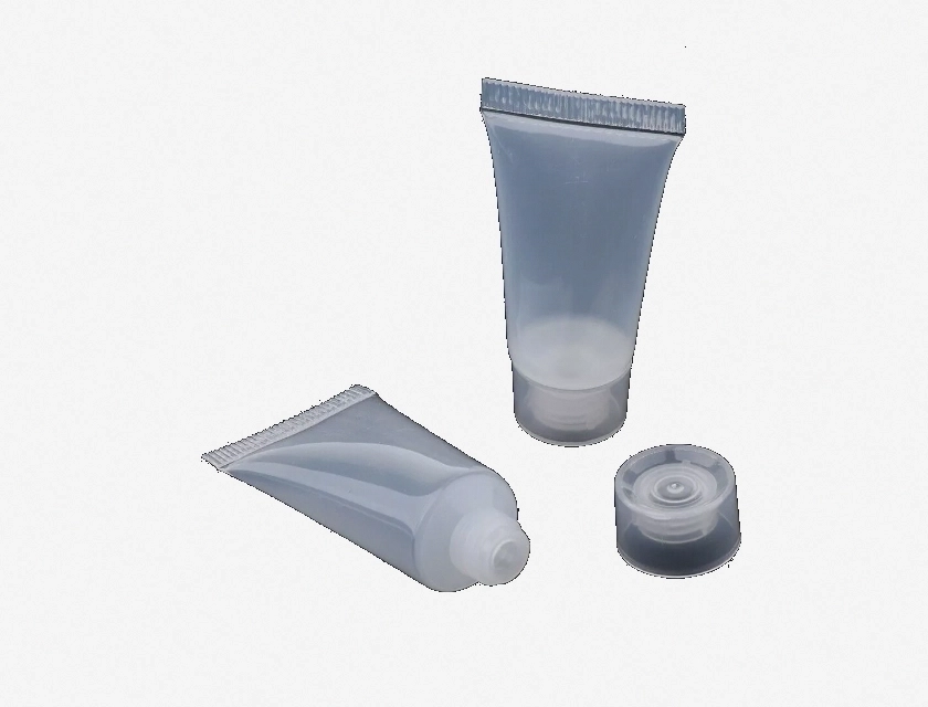 25 Pack 5ml Clear Hand Cream Squeeze Tubes, Travel Refillable Sample Bottles