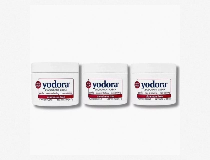 Yodora Deodorant Cream, 2 Oz (Pack of 3)