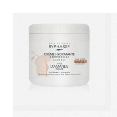 Byphasse Sweet Almond Body Moisturizing Cream 500 ml