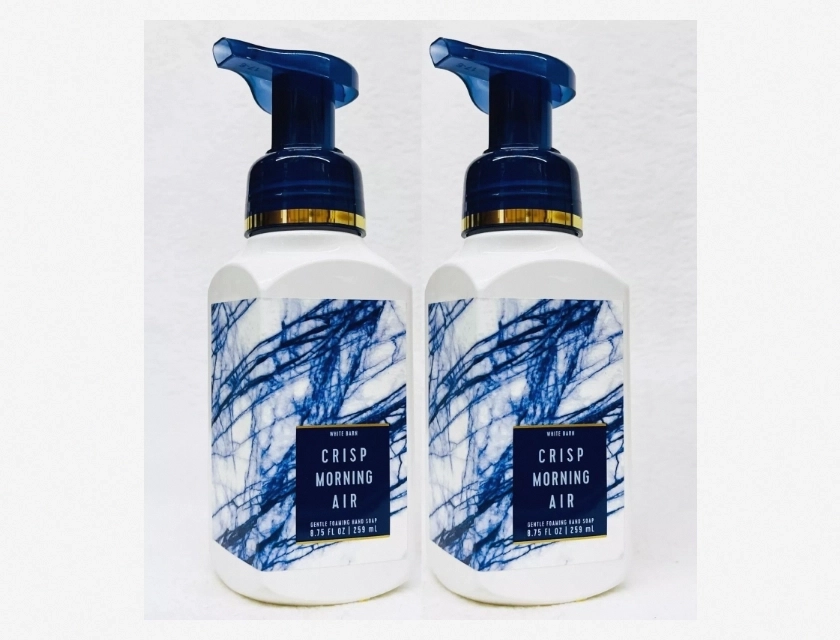 Bath & Body Works Crisp Morning Air Gentle Foaming Hand Soap, 3-Pack