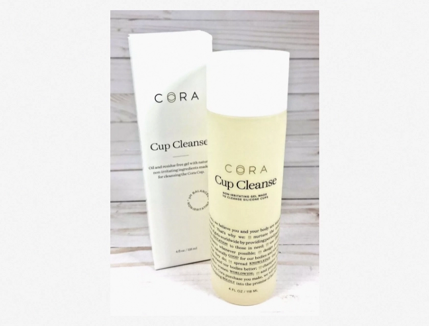 Cora Cup Cleanse Gel – Menstrual Cup Cleaner, pH Balanced, Non-Irritating