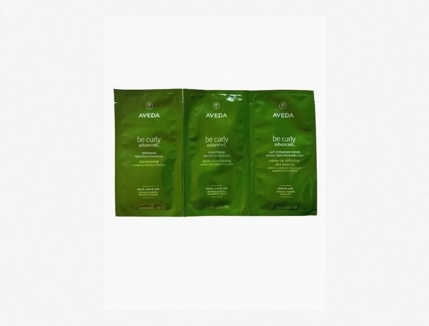 Aveda Be Curly Shampoo Conditioner Curl Enhancer Cream Set for Curly Hair