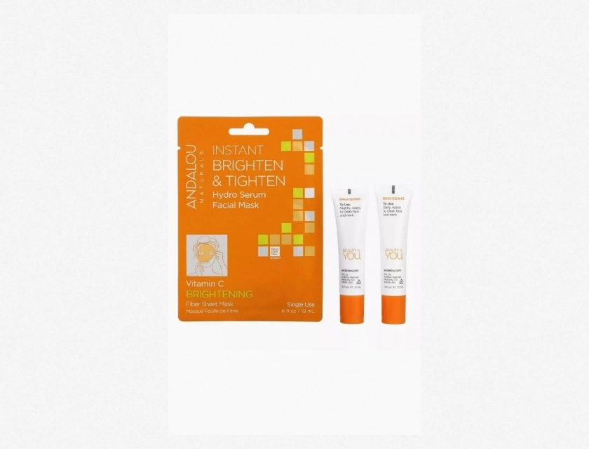 Brightening Day to Night Skincare Kit, 3 Piece Set for Glowing Skin