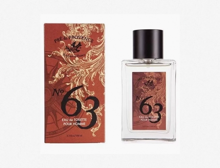 Pre de Provence No. 63 Eau de Toilette for Men, 3.4 fl oz (100 ml)