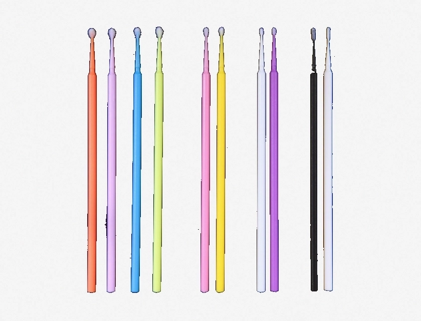 Dental Micro Applicators Disposable Tooth Brush Tips 100 Count Regular and 1000 Count Fine