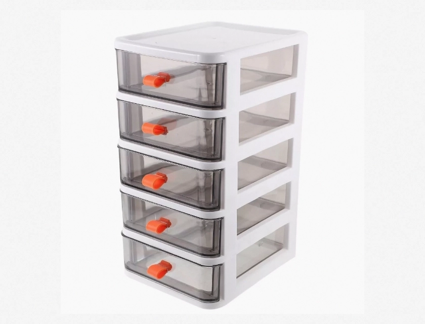 Desk Organizer Drawer, Heavy Duty Table Storage Box for Tabletop, Office Accessories, Black
