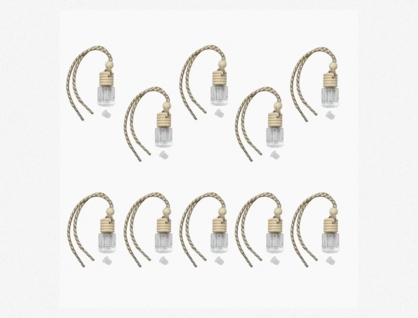 Hanging Car Air Freshener Diffuser Bottle for Essential Oils and Perfume – Home Aroma Diffuser