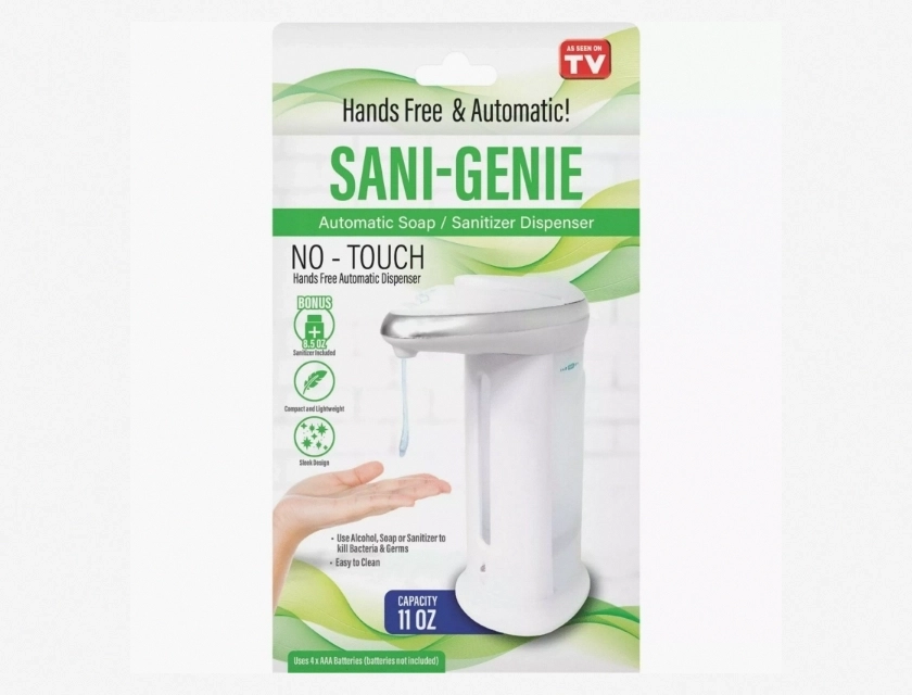 Sani Genie Automatic Soap and Sanitizer Dispenser 03162