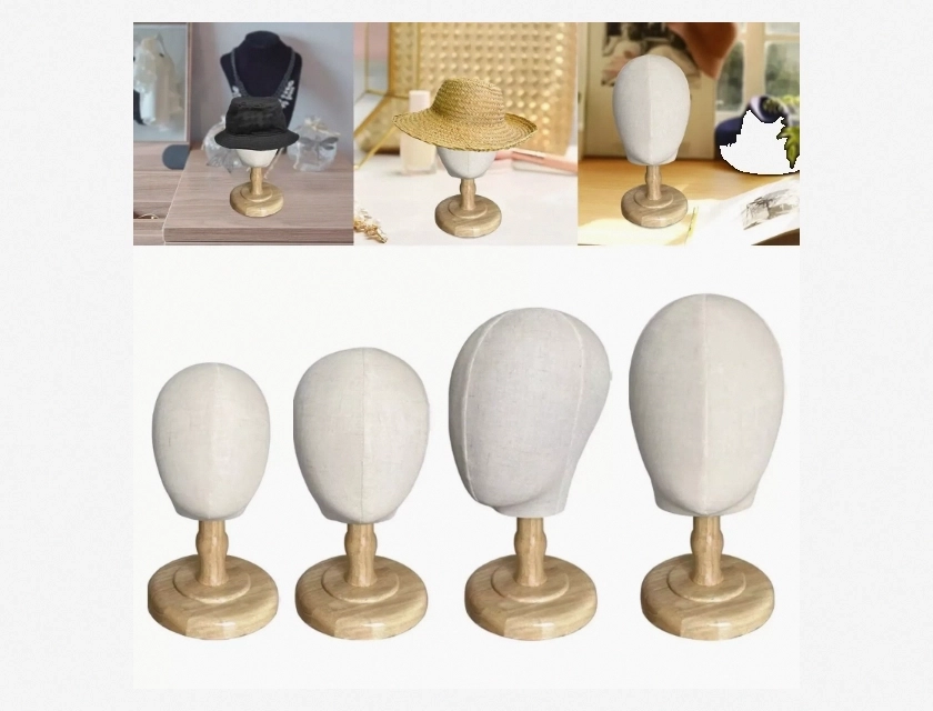 Mannequin Head for Wigs Hats and Glasses Display