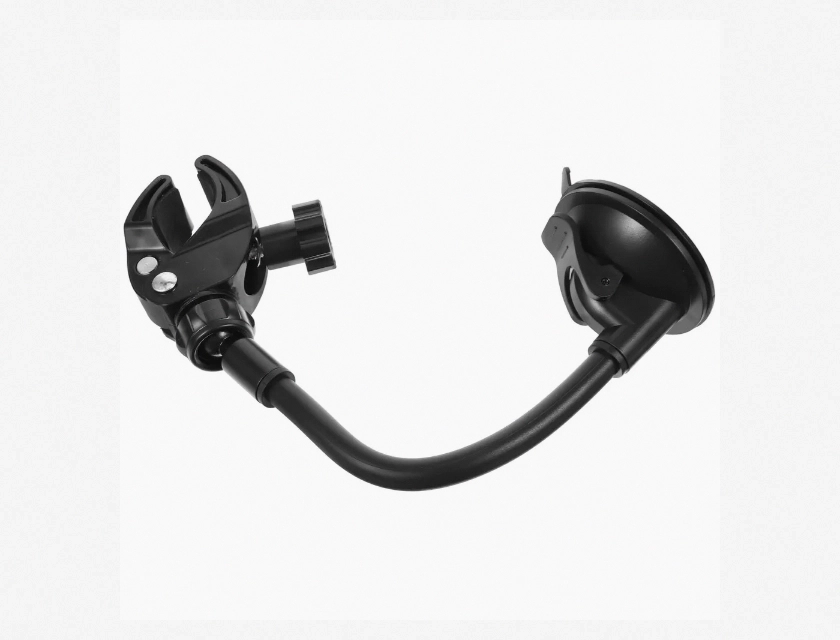 Suction Cup Hair Dryer Holder, Adjustable Wall Mount for Bathroom Storage