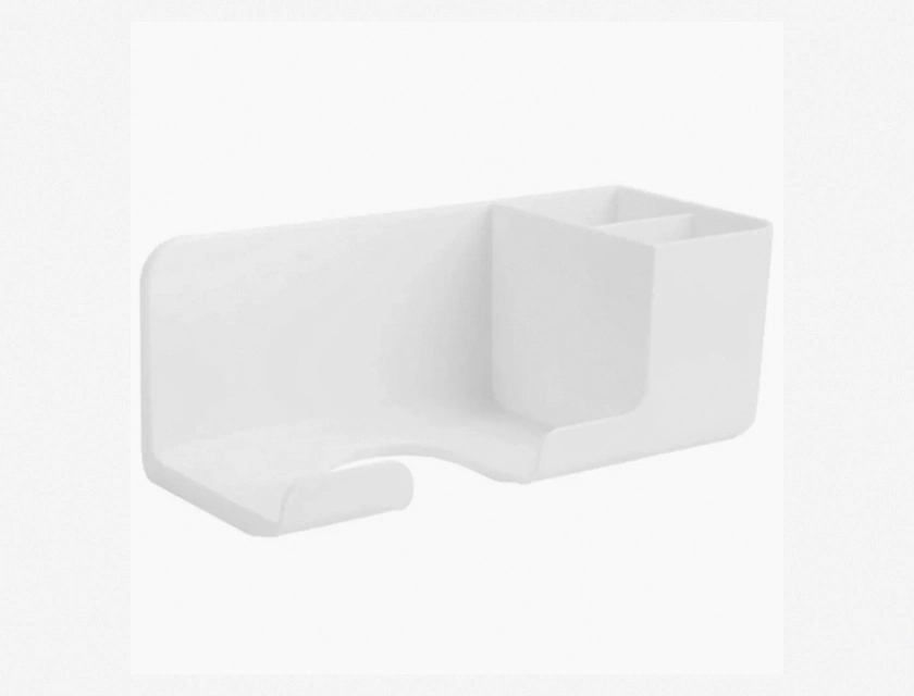 Wall-Mounted Hair Dryer Rack and Storage Holder for Bathroom, Sturdy Organizer for Hair Tools, Space Saving Design